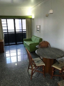 Flat com 1 dormitório para alugar, 44 m² por R$ 150,00/dia - Meireles - Fortaleza/CE