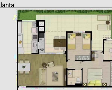 Alphaville Cond Reserva Alpha Sítio Apartamento Maison Garden100m 2X1$810.000-Santana de P