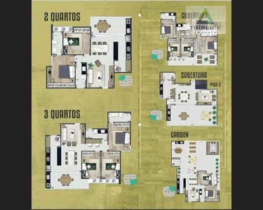 Apartamento 3 quartos com suíte, varanda gourmet, home office, área de lazer e 2 vagas liv