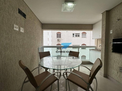 Apartamento com 3 dormitórios à venda, 130 m² por R$ 850.000,00 - Pitangueiras - Guarujá/S