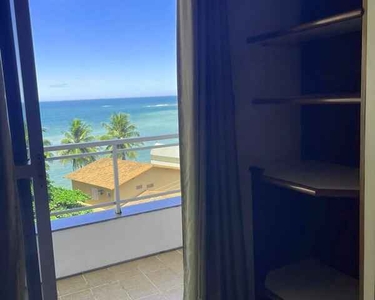 Apartamento com três quartos com vista para a praia da Areia Preta-Guarapari