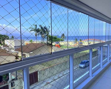 Apartamento frente à praia com vista para o mar