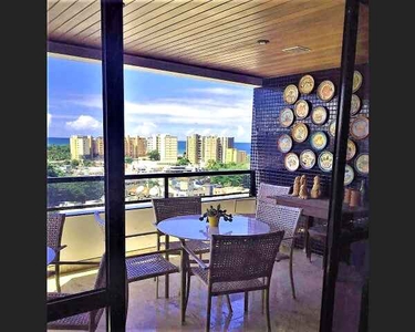 Belo apartamento à venda com 220 m² 3 suítes, varanda, 4 vagas, vista mar, Rio Vermelho