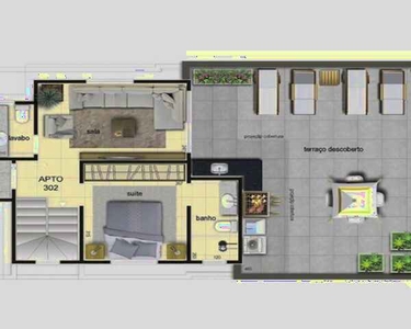 COBERTURA COM 4 DORMITÓRIOS À VENDA, 149 M² POR R$ 899.000,00 - PLANALTO - BELO HORIZONTE