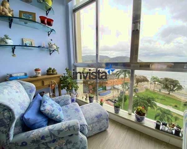 Comprar apartamento com 2 quartos na Ponta da Praia em Santos