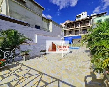 Linda casa colonial 3 qtos/suíte/piscina/4 vagas, à venda, 230 m² por R$ 820.000 - São Ped
