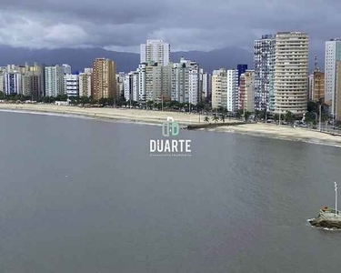 Vendo excelente apartamento frente mar, vista mar em São Vicente, Itararé, 144m2, 1 vaga d