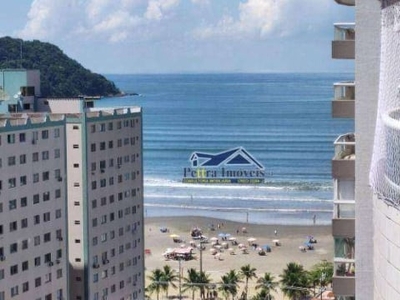 Apartamento com 2 dormitórios à venda, 90 m² por r$ 620.000,00 - canto do forte - praia grande/sp