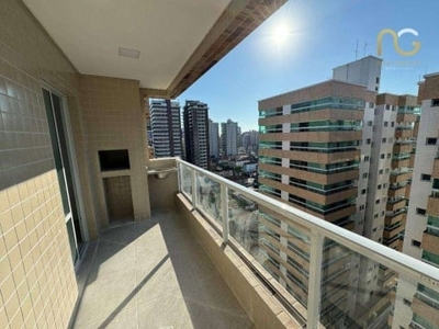 Apartamento com 3 dormitórios à venda, 81 m² por r$ 635.000,00 - canto do forte - praia grande/sp