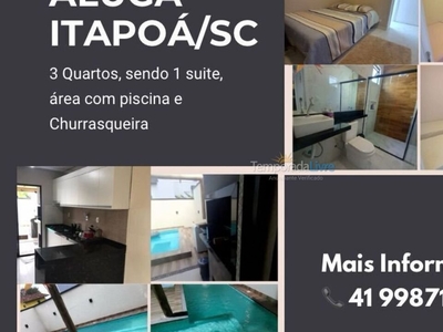 CASA COM 3 QUARTOS, SENDO UMA SUITE E PISCINA PRIVATIVA