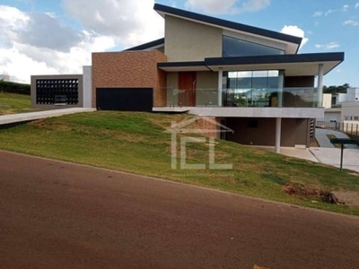 Casa para alugar, 400 m² por r$ 11.050,00/mês - condomínio terras de canaã - londrina/pr