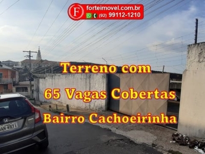 Terreno de 1.300m2 na cachoeirinha com 65 vagas de garagem