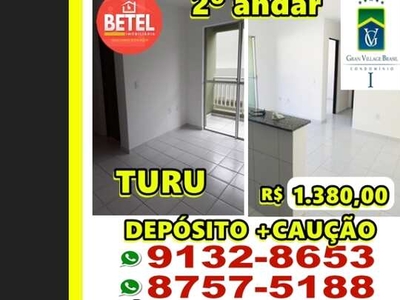 Alugo apartamento no Gran village Brasil 1- Turu