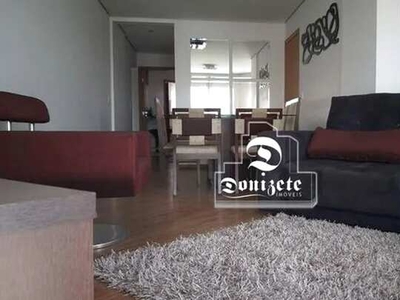 Apartamento com 3 dormitórios para alugar, 104 m² por R$ 4.560,00/mês - Jardim - Santo And