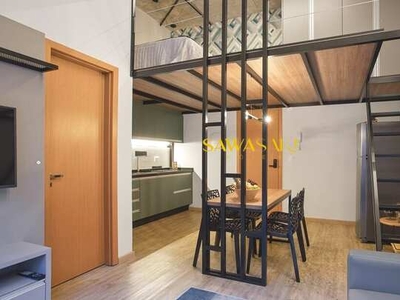 Apartamento Studio para Locação no bairro São Francisco - Curitiba/PR