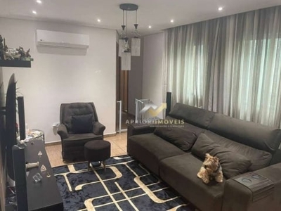 Cobertura, 96 m² - venda por r$ 470.000,00 ou aluguel por r$ 3.642,00/mês - jardim santo antônio - santo andré/sp