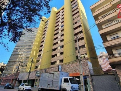 Apartamento com 1 dormitório para alugar, 42 m² por r$ 1.659,85/mês - centro - curitiba/pr