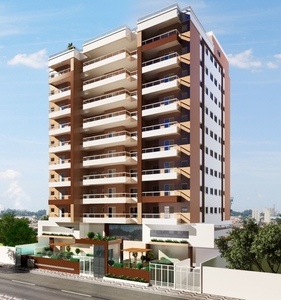 Apartamento em Boqueirão, Praia Grande/SP de 55m² 1 quartos à venda por R$ 384.327,20