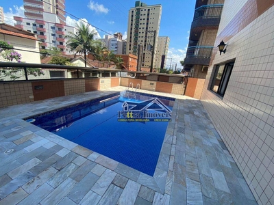 Apartamento em Vila Tupi, Praia Grande/SP de 121m² 3 quartos à venda por R$ 469.000,00