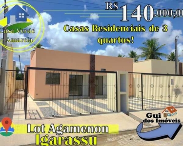 Casas Térreas para venda possui 48m² de 3 quartos em Agamenon Magalhães/Igarassu/PE - 140