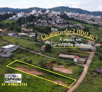 Chácara em Morro Do Tanque, Carmópolis De Minas/MG de 1000m² 1 quartos à venda por R$ 75.000,00