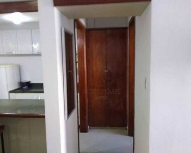 Flat com 1 dormitório, 1 vaga coletiva, à venda, 70 m² por R$ 140.000 - Centro - São Vicen