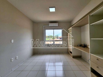 Flat com 1 quarto para alugar no iguatemi, ribeirão preto , 46 m2 por r$ 1.100