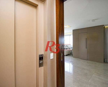 Penthouse com 4 dormitórios para alugar, 342 m² por R$ 30.000,00/ano - Embaré - Santos/SP