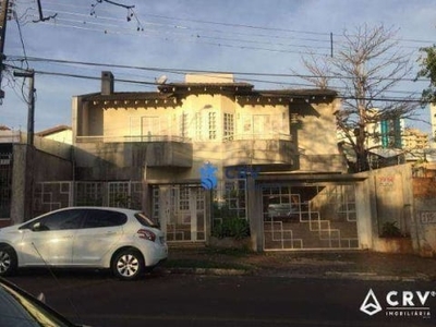 Sobrado, 700 m² - venda por r$ 2.000.000,00 ou aluguel por r$ 17.000,00/mês - vila ipiranga - londrina/pr