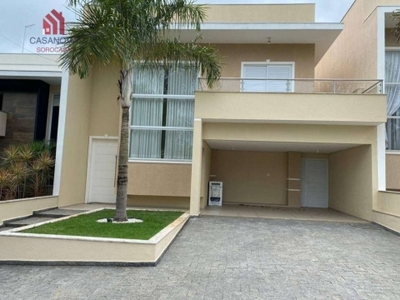 Sobrado com 3 dormitórios para alugar, 200 m² por r$ 5.950,00/mês - condomínio campos do conde - sorocaba/sp