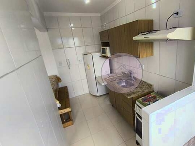 Apartamento 1 dormitório, 1 banheiro, 1 vaga, frente mar à alugar no bairro Maracanã, Prai