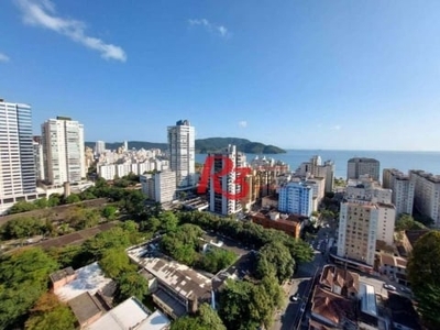 Cobertura, 441 m² - venda por r$ 4.900.000,00 ou aluguel por r$ 29.500,00/mês - aparecida - santos/sp