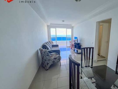 LINDO APARTAMENTO DISPONÍEVL PARA LOCAÇÃO ANUAL DE FRENTE COM VISTA MAR E LAZER COMPLETO N