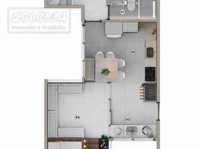 Cobertura com 2 quartos à venda no bairro Santa Maria, 115m²