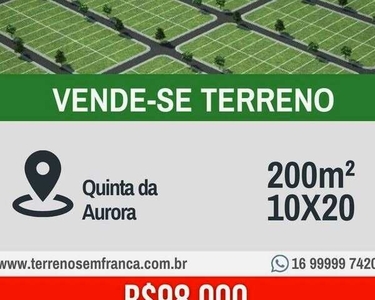 FRANCA - Terreno Padrão - QUINTA DA AURORA