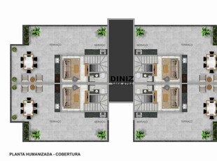 Cobertura com 2 quartos à venda no bairro Boa Vista, 118m²