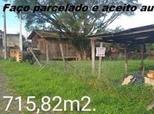 Terreno a venda Rio Maina com casa de madeira Criciuma