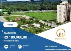 Apartamento para venda em atibaia, recreio estoril, 2 dormitórios, 1 banheiro, 1 vaga