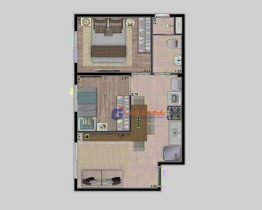 Apartamento com 2 dormitórios à venda, 35 m² por R$ 212.500,00 - Pirituba - São Paulo/SP