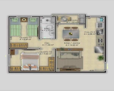 APARTAMENTO EM CONDOMINIO