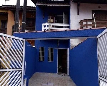 Casa com 2 dorm e 100m, Vila Atlantica - Mongaguá