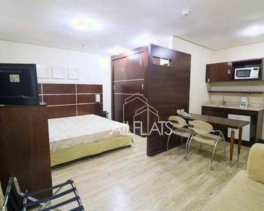 Flat com 1 dormitório, 28 m² - venda por R$ 212.000 ou aluguel no Chácara Santo Antônio