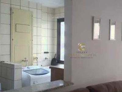 Apartamento com 1 dormitório para alugar, 46 m² por R$ 2.810,00/mês - Jardim Aquarius - Sã