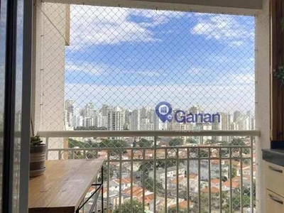 Apartamento com 2 dormitórios para alugar, 70 m² por R$ 4.000,00/mês - Campo Belo - São Pa