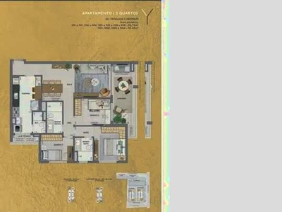 Apartamento para venda possui 95 metros quadrados com 3 quartos em Botafogo - Rio de Janei