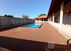 Chacara para venda ou locação no condominio garden villa, ao lado do quinta da boa vista no anel viário sul, casa, salao, varanda gourmet e piscina em