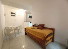 Kitnet com 1 dormitório à venda, 40 m² por r$ 230.000,00 - pitangueiras - guarujá/sp