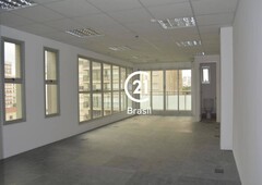 Sala comercial venda locação 51m² piso elevado 2 banheiros 1 vaga edifício moderno catraca eletrônica sala reunião em Perdizes PUC