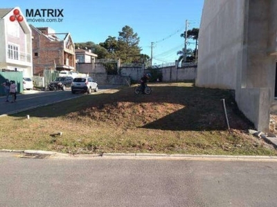 Terreno à venda, 135 m² por r$ 425.000,00 - atuba - curitiba/pr