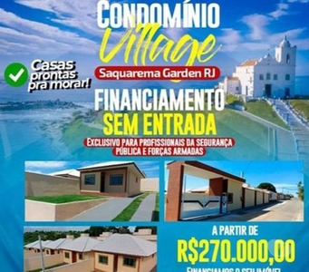 VENDO CASA NOVA EM SAQUAREMA FINANCIADA 2 QUARTOS